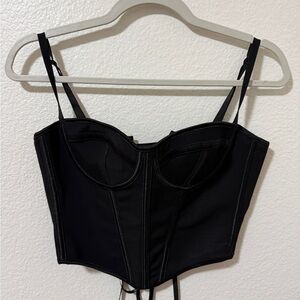 Black Women's Corset Top